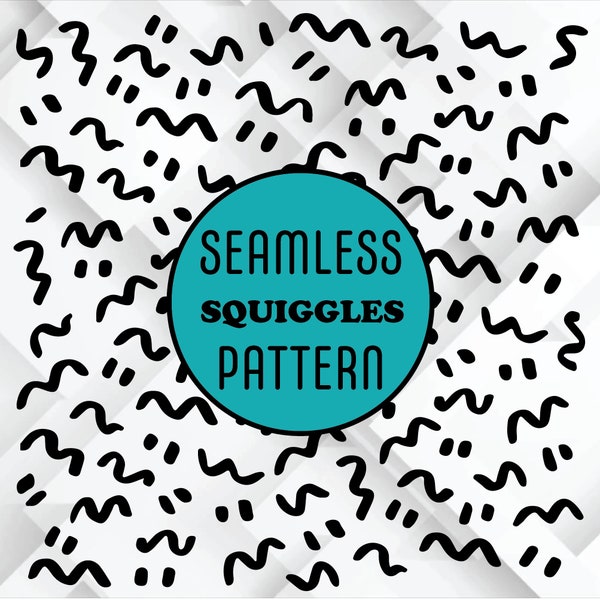 Instant Download, png, SVG DOWNLOAD -- Pattern, Seamless, Squiggly