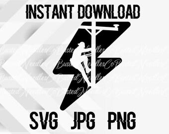 Instant Download, png, SVG DOWNLOAD -- Lightning Boltpng, instant download