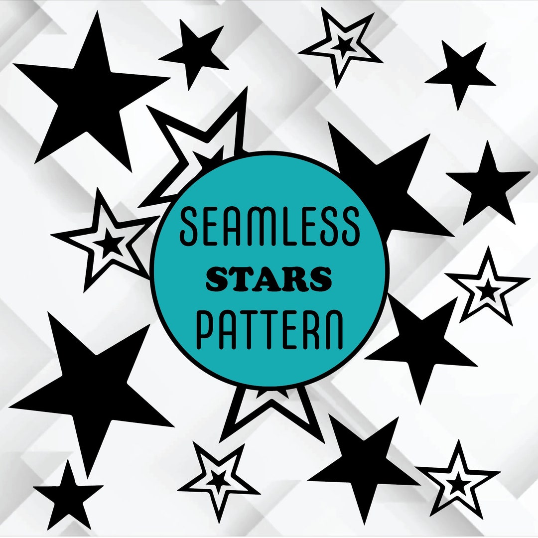 Instant Download, Png, SVG DOWNLOAD Pattern, Seamless, Stars - Etsy