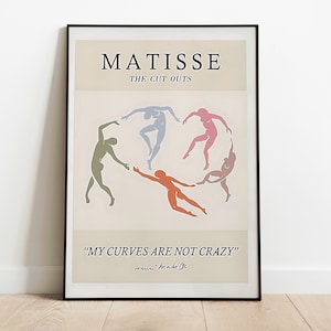Matisse Print - The Cut Out Matisse Wall Art Exhibition Poster