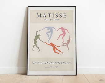 Matisse Print - The Cut Out Matisse Wall Art Exhibition Poster