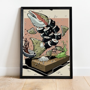 Japanese Vintage Food poster | Digital Download + Physical Poster | Gift For The Home | housewarming Gift First Home