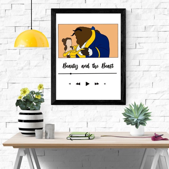 Beauty and the Beast Playlist Printable Etsy