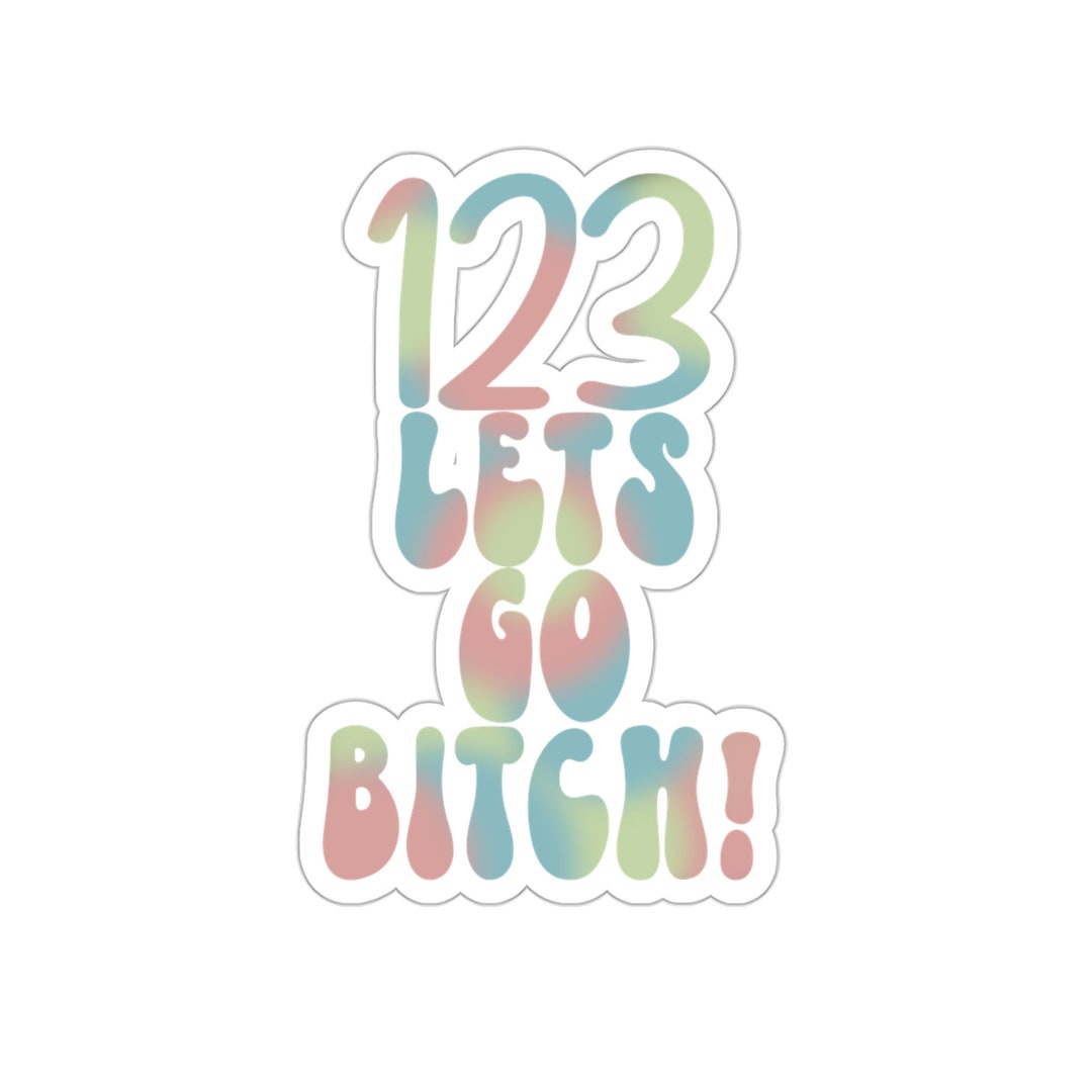 Taylor Swift Delicate Sticker Taylor Swift 123 Let's Go - Etsy