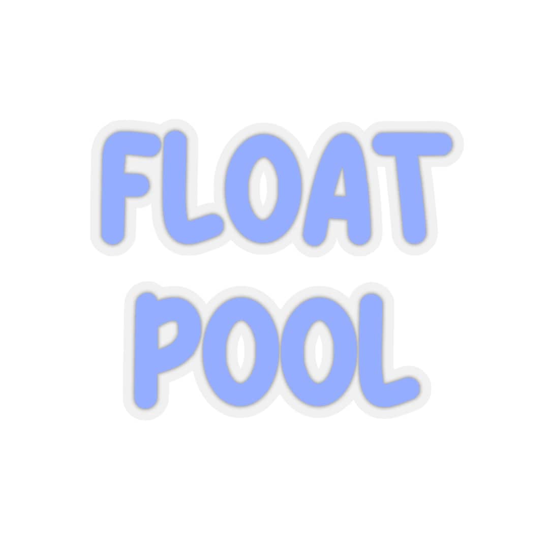 Float Pool Nurse Float Pool Staff Kisscut Sticker Etsy