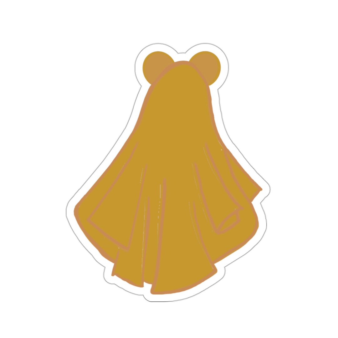 Mickey Ghost Sticker Disney Halloween Kisscut Sticker Etsy