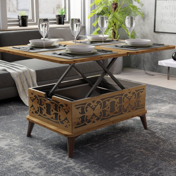 Convertible Coffee Dining Table Etsy UK