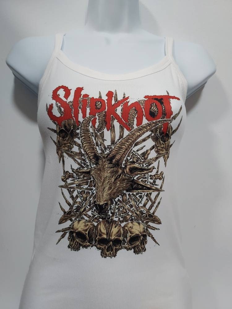 Slipknot Tank Top Ribbed Slipknot Shirt Etsy