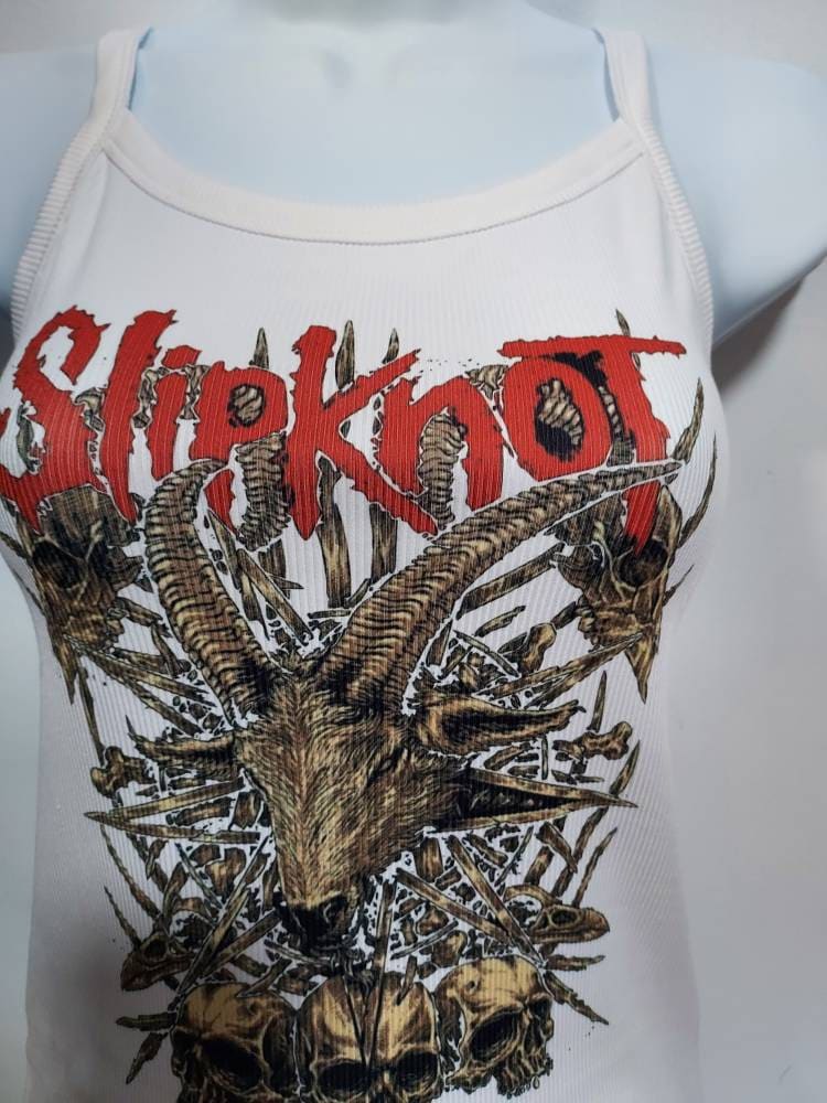 Slipknot Tank Top Ribbed Slipknot Shirt Etsy