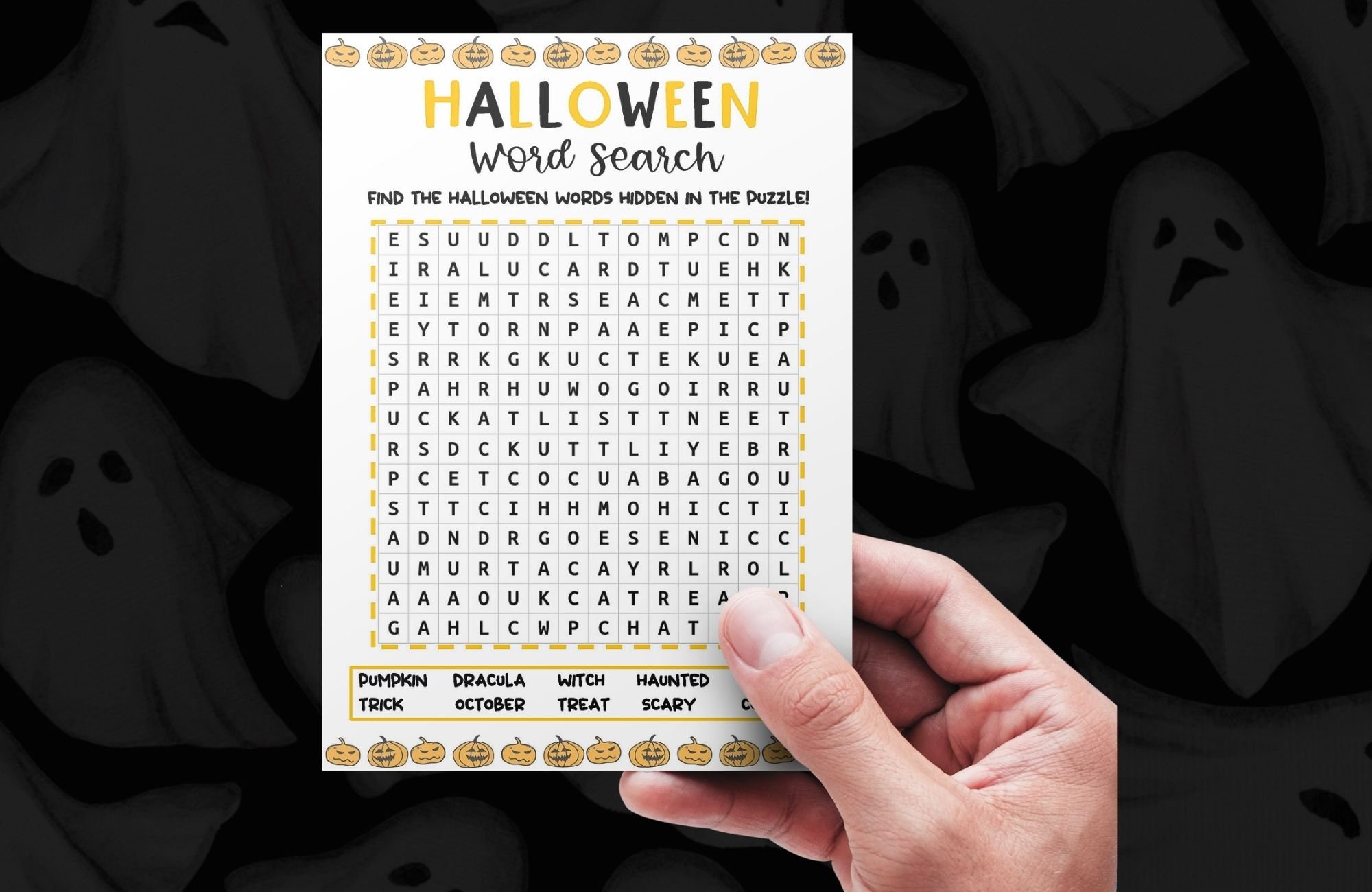 HALLOWEEN BUNDLE Printable Games, Match the Phobia, Pumpkin Dice ...