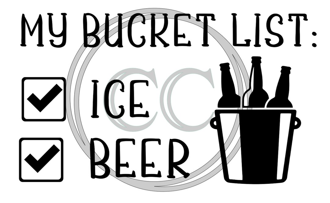 My Bucket List SVG Etsy