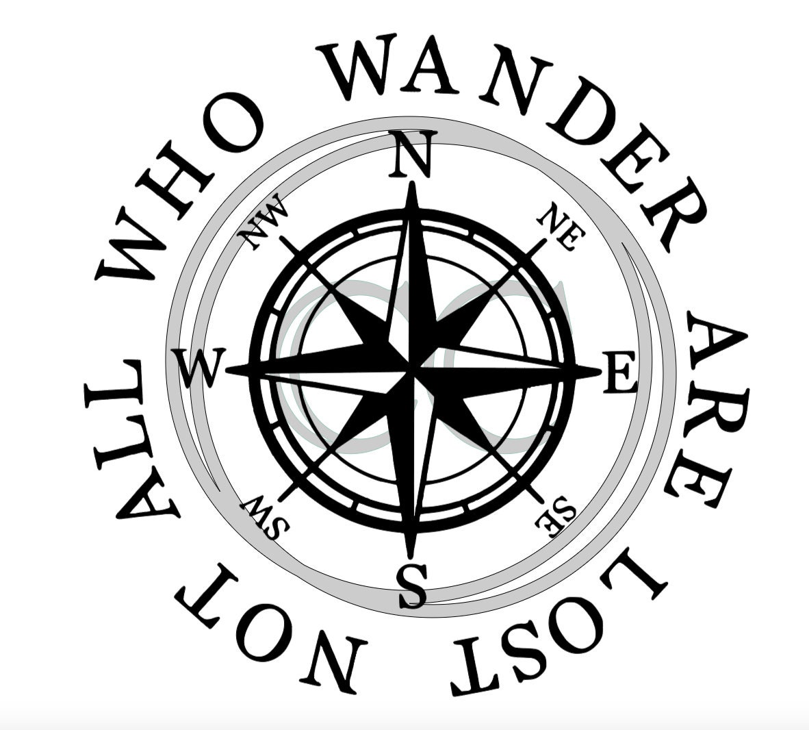 Not All Who Wander Are Lost SVG Etsy