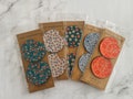 Floral Flowers Cute Car Coasters, Set of 2, Cute Aesthetic Car Coasters, New Car Gift, Gifts for Her