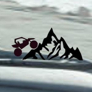 Side by side with mountain decal - (sxs, UTV) Easter egg