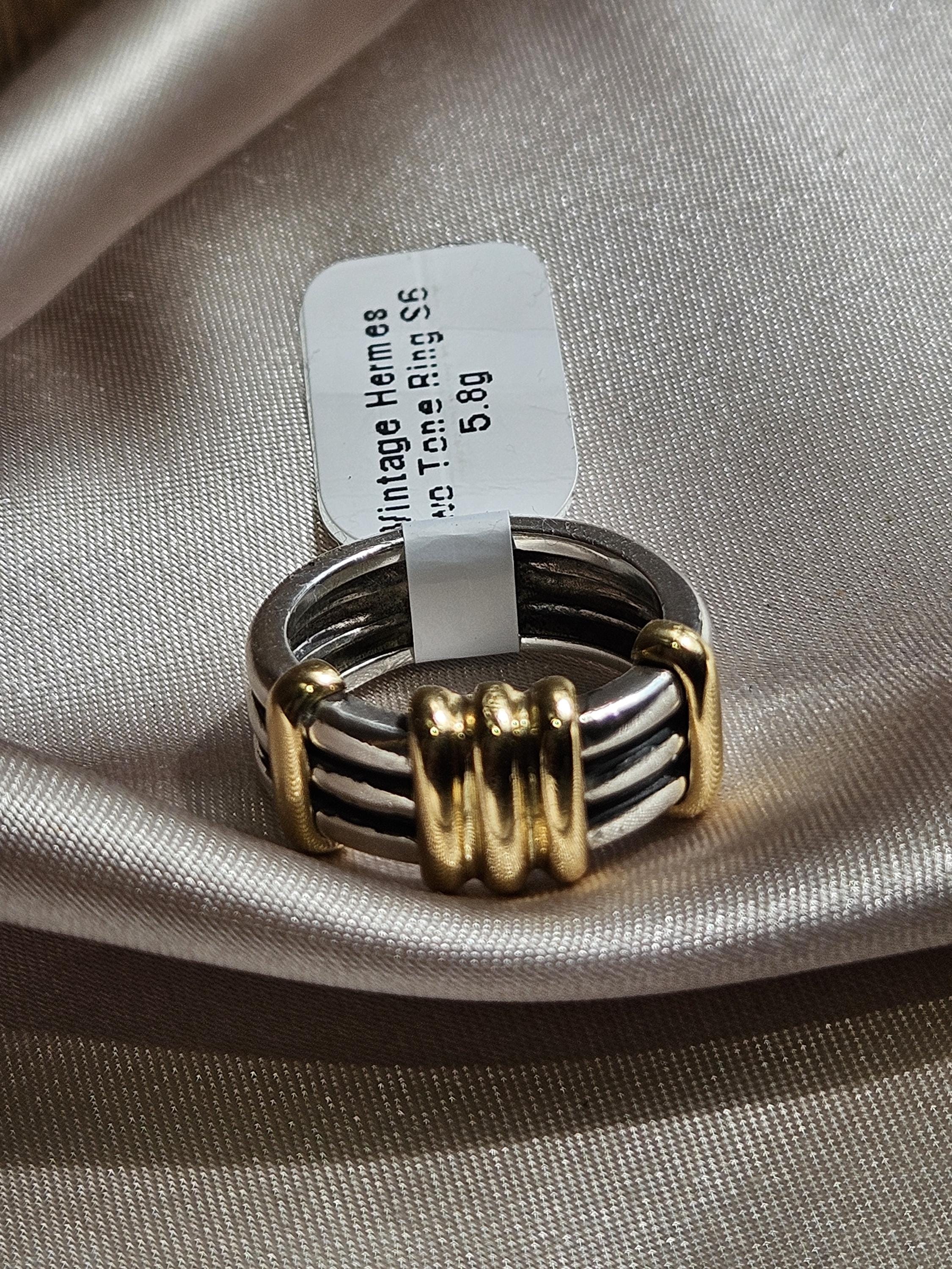 Hermes Gold Ring - Etsy