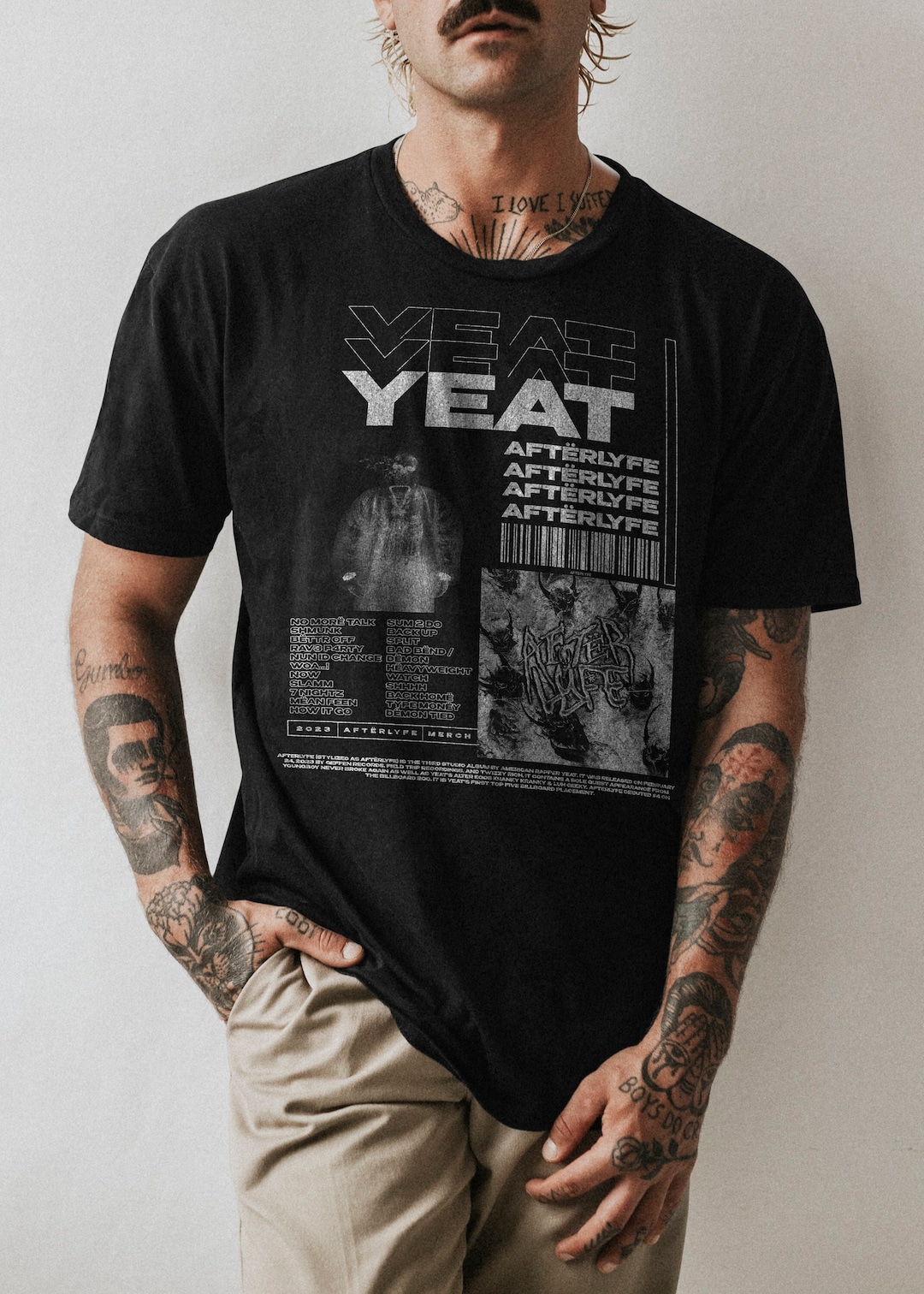 Vintage Yeat Afterlyfe T-shirt Bootleg Inspired Tee Yeat Unisex Tshirt ...