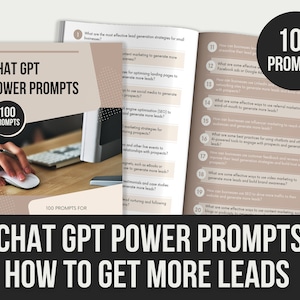 Chat GPT Power Prompts | How to Get More Leads