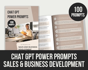 Chat GPT Power Prompts | Sales And Business Development