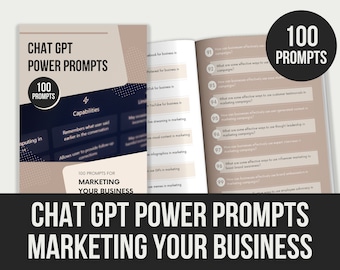 Chat GPT Power Prompts | Marketing Your Business