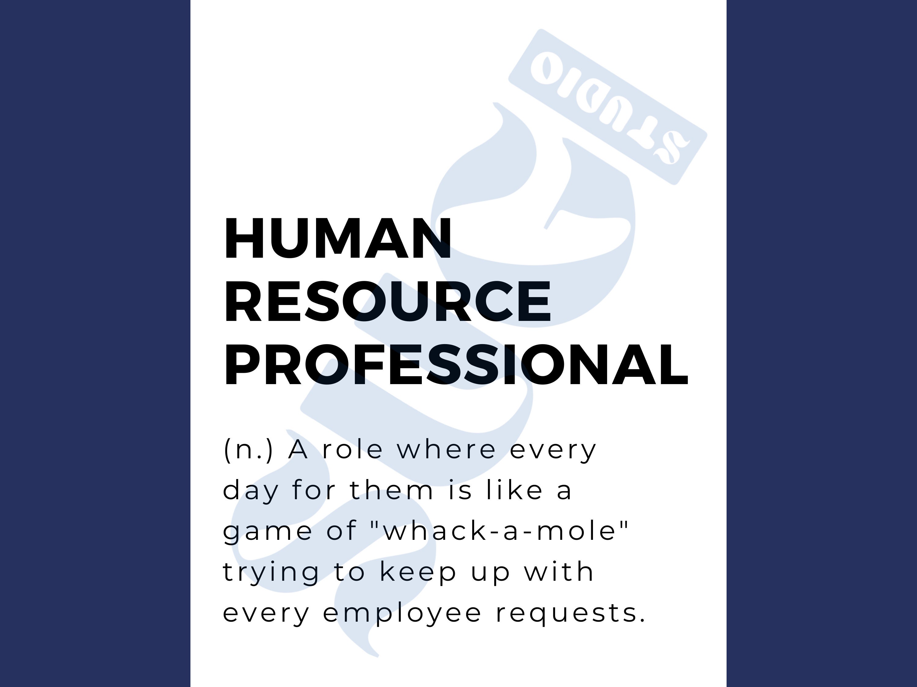 Human Resource Professional Definition Art Print | Career Decor | Funny ...
