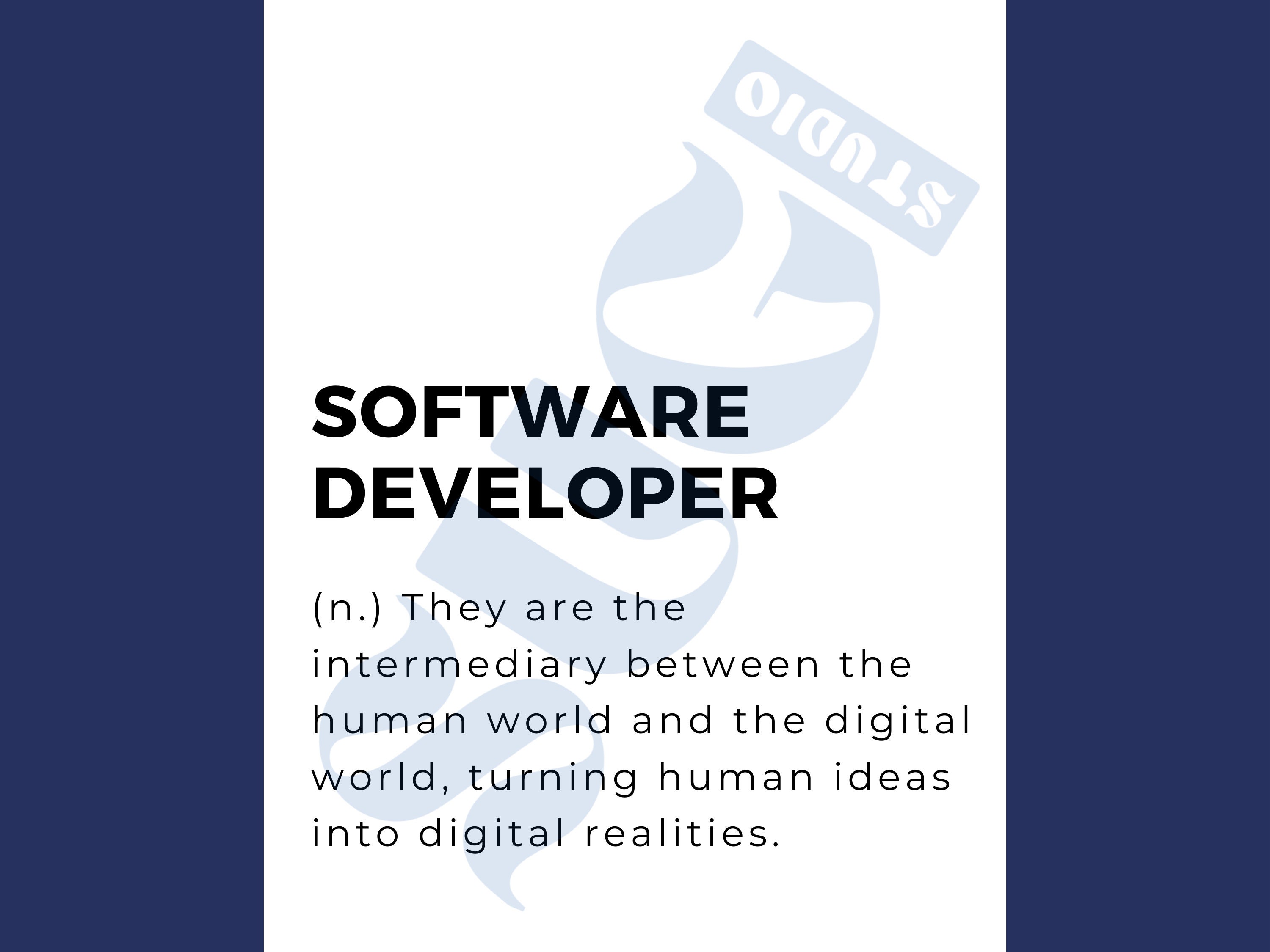 Software Developer Definition Art Print | Career Wall Decor | Funny ...