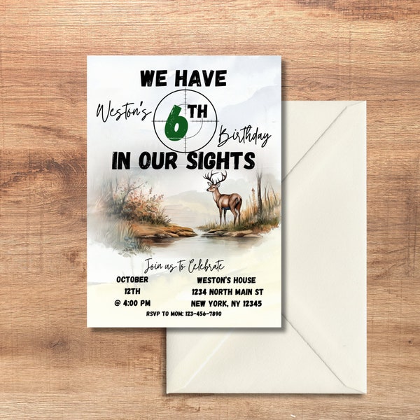 Deer Birthday - Etsy
