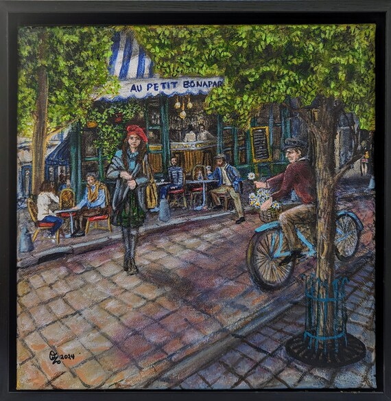 Meticulous Artist original painting from private collection "T'es Trop Charmanten."
