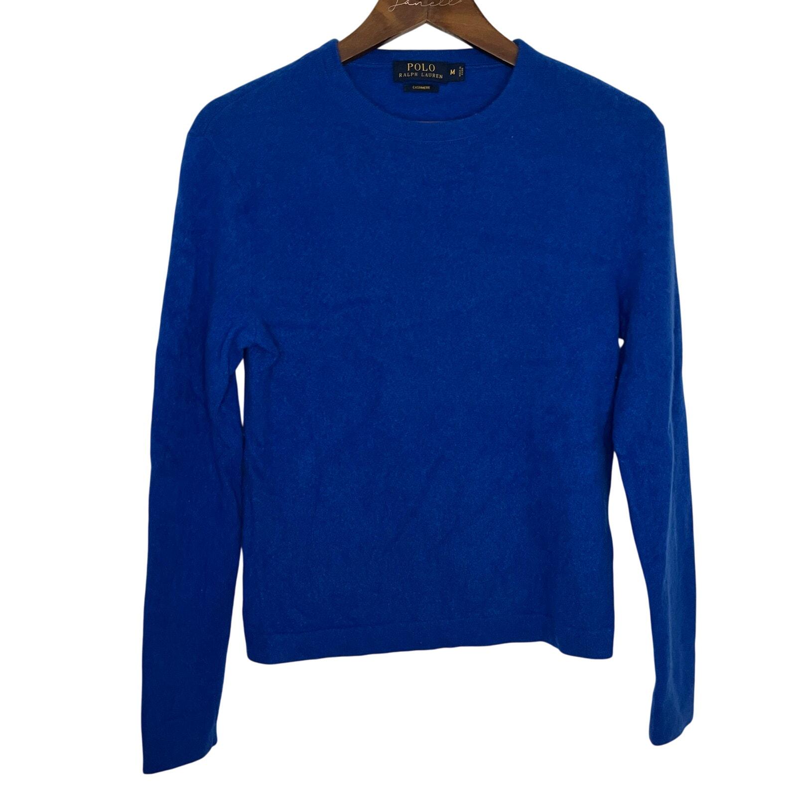 トップス vintage Ralph Lauren 100%cashmeresweater Vintage Polo Ralph Lauren 100% Cashmere Royal Blue Sweater