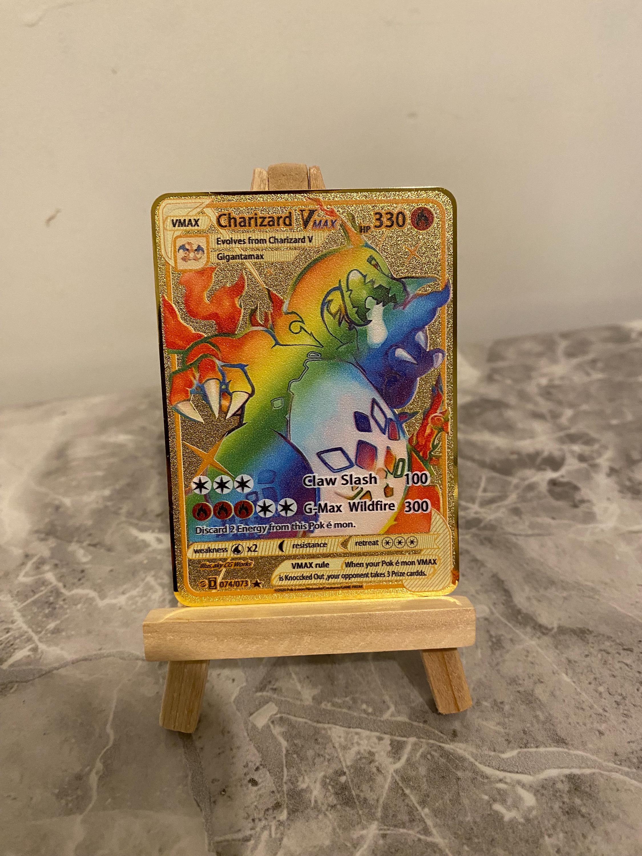 Gold metal pokemoncard - Etsy 日本