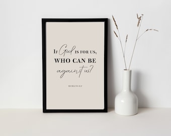 Christliche Wandkunst | Christliche Kunst | Bibelvers Wandkunst | Home Wand Kunst Dekor | Schrift Wand Kunst Neues Zuhause Geschenk | Neutrale Wandkunst