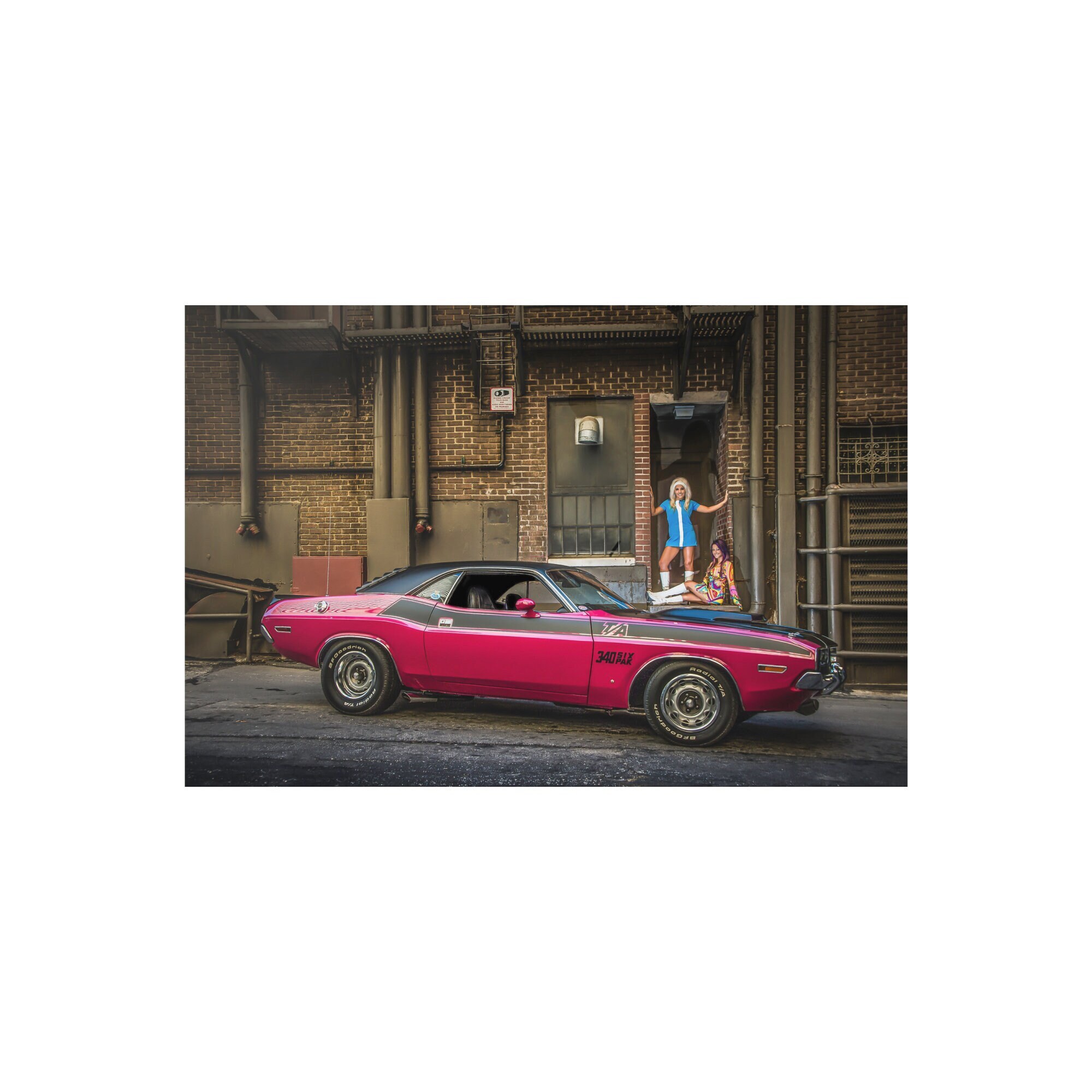 アメ車 ポスター  ピンクドラゴン アメ車 ポスター ピンクドラゴン ロー＆ロングな美しいスタイリッシュ