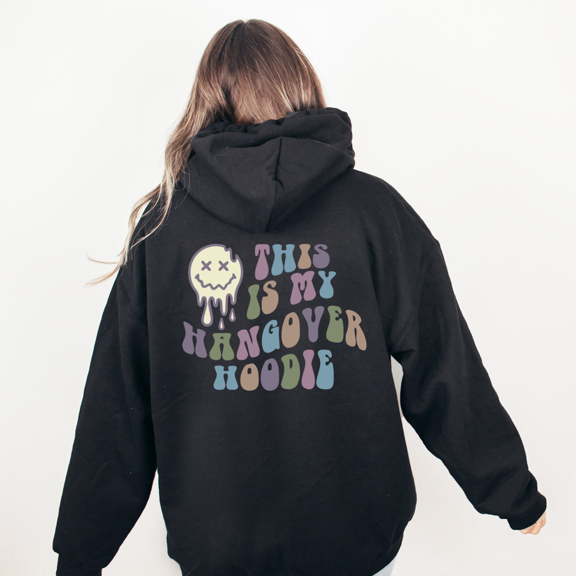 Stupid happy online hangover hoodie