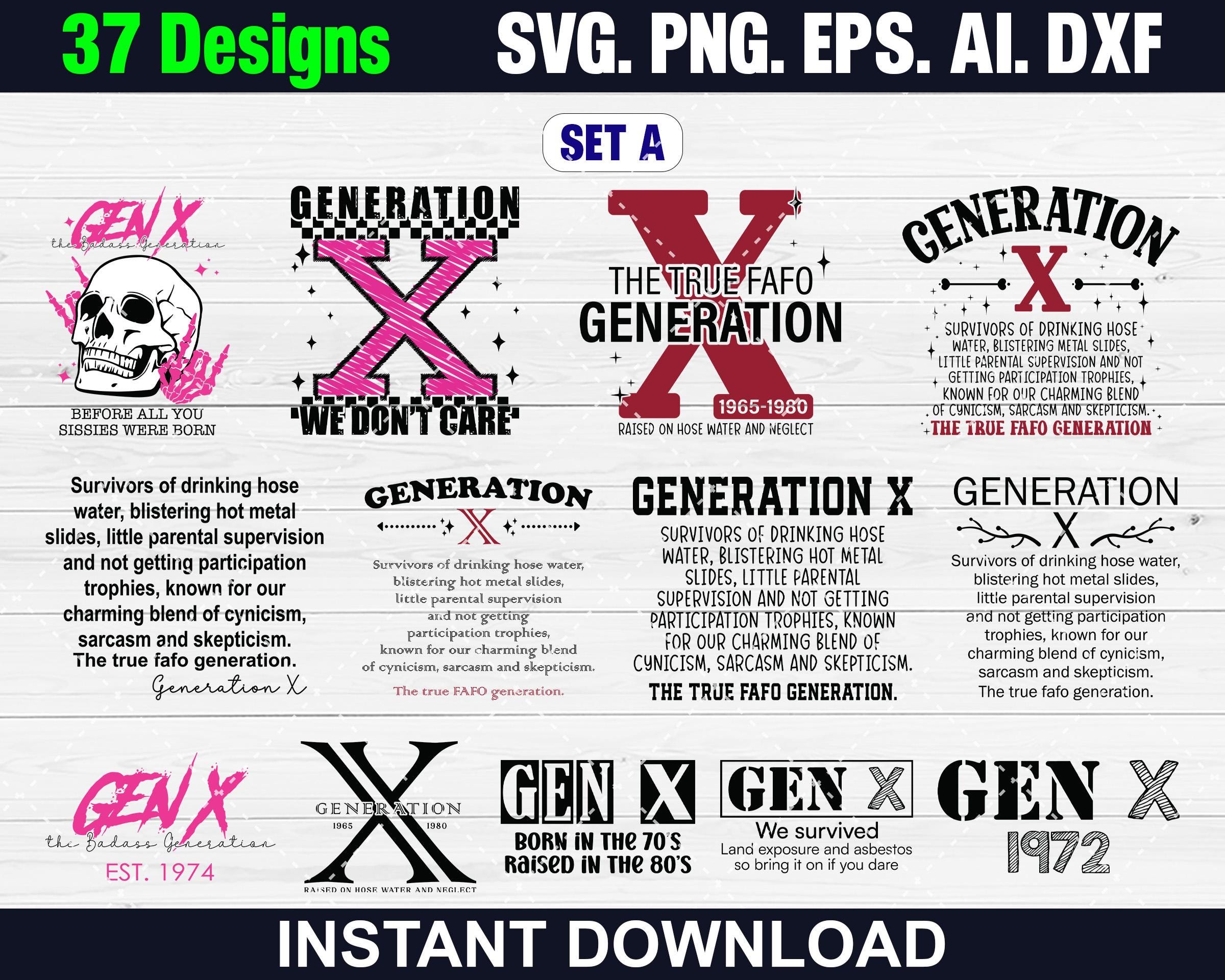 37 G***** X Svg Png Bundle, G** X Svg, Raised On Hose Water And Neglect Svg Png, Sarcasm Png, Trendy Svg, The Badass Generation Svg Png
