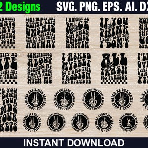 22 Sarcasm Png Svg Bundle, Sarcasm Svg Bundle, Snarky Png, Snarky Svg Bundle, Some Things Are Better Left Unsaid Png, Pocket Designs Svg Png