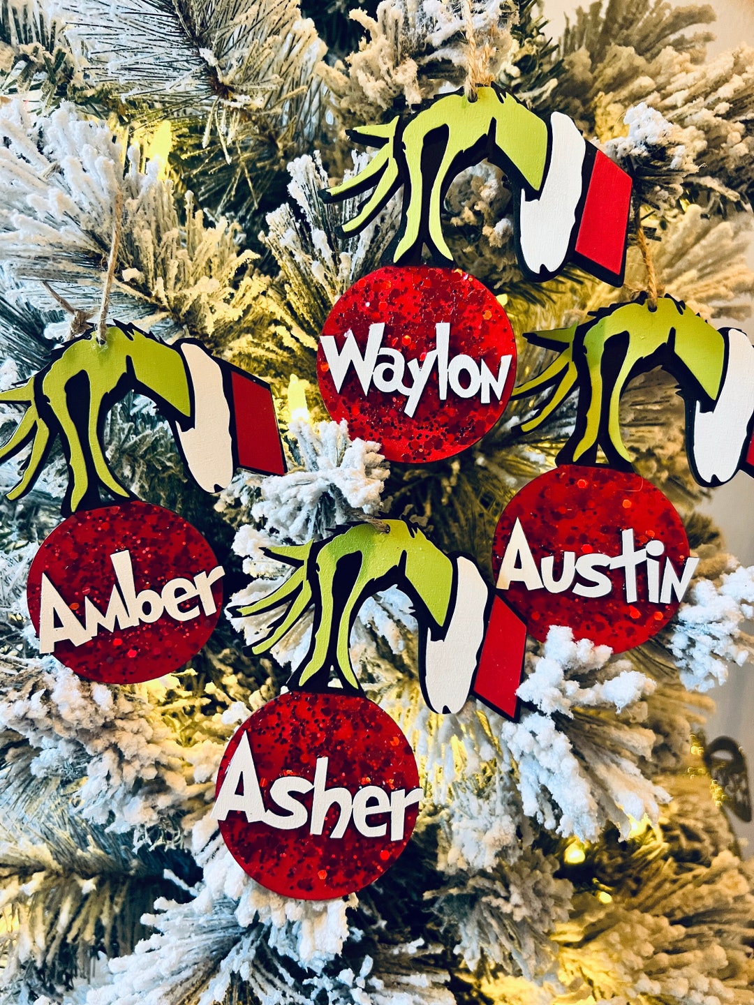 Personalized Ornament Grandkids Ornament Kids Ornament Family Ornament ...