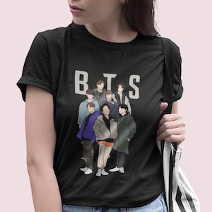 BTS Army Unisex T-shirt | Jung kook, RM, V, Jin, Jimin, J-hope, SUGA | Korean Kpop T-shirt and Sweatshirt | Bangtan Boys