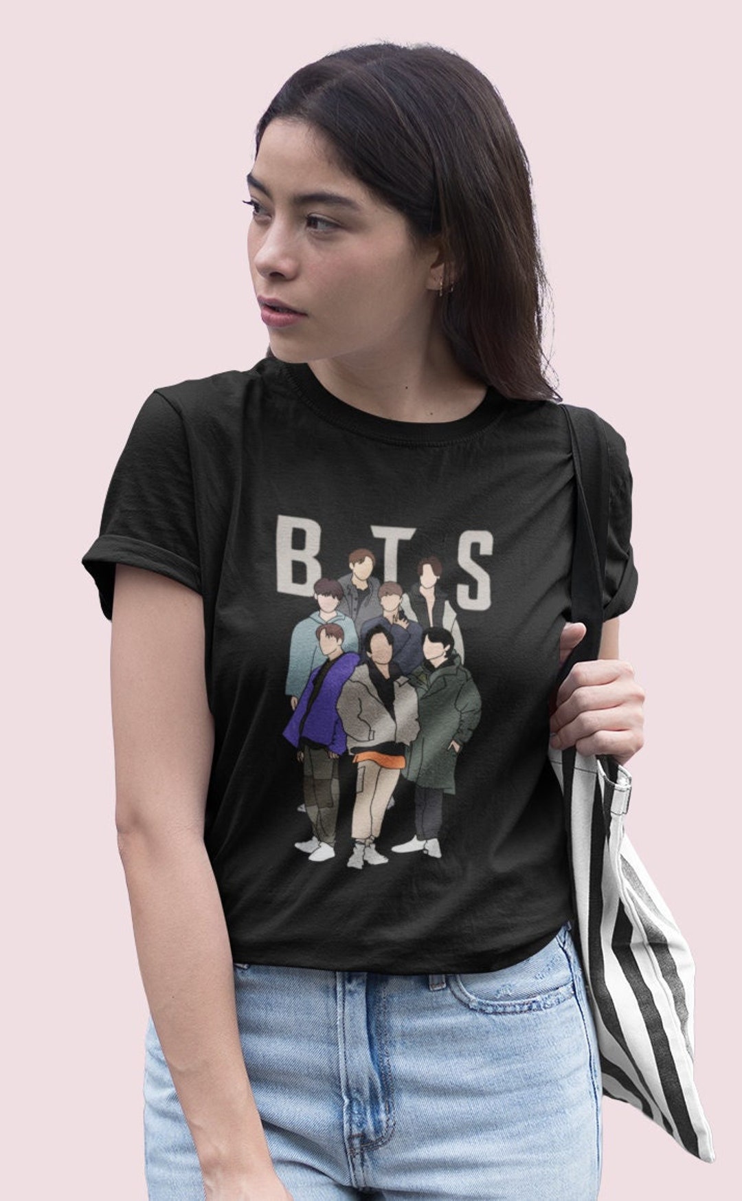 BTS Army Unisex T-shirt Jung Kook RM V Jin Jimin - Etsy