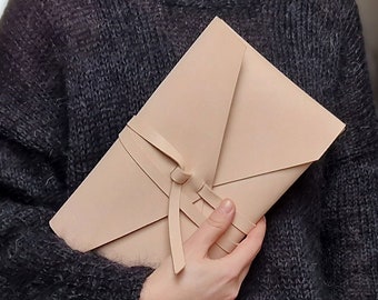 Wedding clutch | Envelope bag | Leather handbag | Womens leather purse | Bridesmaid gift
