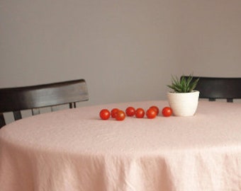 Large Linen Tablecloth, Linen Table Cloth, Extra Long Table Cloth, Stonewashed Table Linens, Linen Cloth