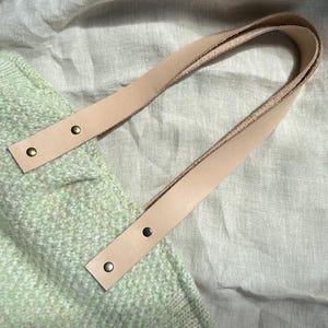 Schultergurt aus Leder |  Schultergurt für Tote Bag | Lederhenkel für Taschen | Lederhenkel für Taschen