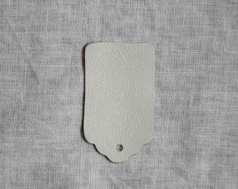 White leather tags, Custom Gift Tags, Wedding Favor Tags, Blank tags  Multiple Colors, Gift labels, Wedding gift tags