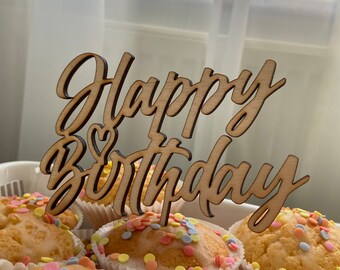 Cake topper/ Geburtstags cake topper/ happy Birthday cake topper