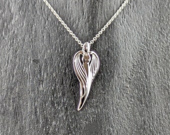 Necklace with pendant angel real silver - fantastically beautiful | Jewelry
