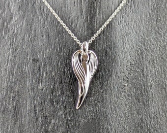 Necklace with pendant angel real silver - fantastically beautiful | piece of jewelry