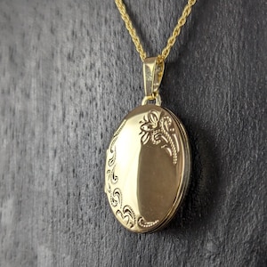 Patterned necklace/medallion pendant, elegantly gold-plated - genuine silver - | Jewelry style EDEL
