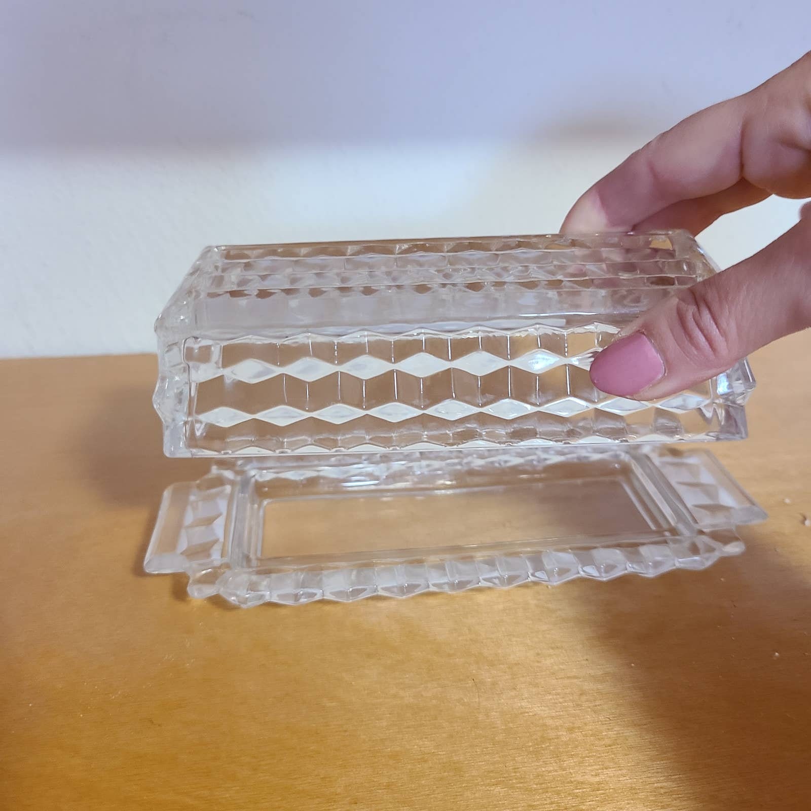 Vintage American Fostoria Covered Butter Dish Pattern Etsy