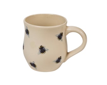 Taza de Abejorro Artesanal: Taza de Té de Cerámica, Regalo para Amantes de la Naturaleza