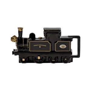 Great Northern Vintage Steam Train Teapot Czarny - Duży Klasyczny Nowość Czajnik do Herbaty