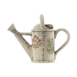 Watering Can One Cup Teapot | Gardener Gift | Novelty Teapot | Floral Decor | Unique Tea Set