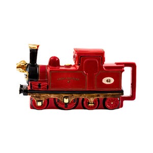 Great Northern Vintage Steam Train Teapot - Czerwony Duży Klasyczny Nowość Czajnik do Herbaty